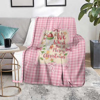 We Whisk You A Merry Christmas Blanket Cute Style - Wonder Print Shop