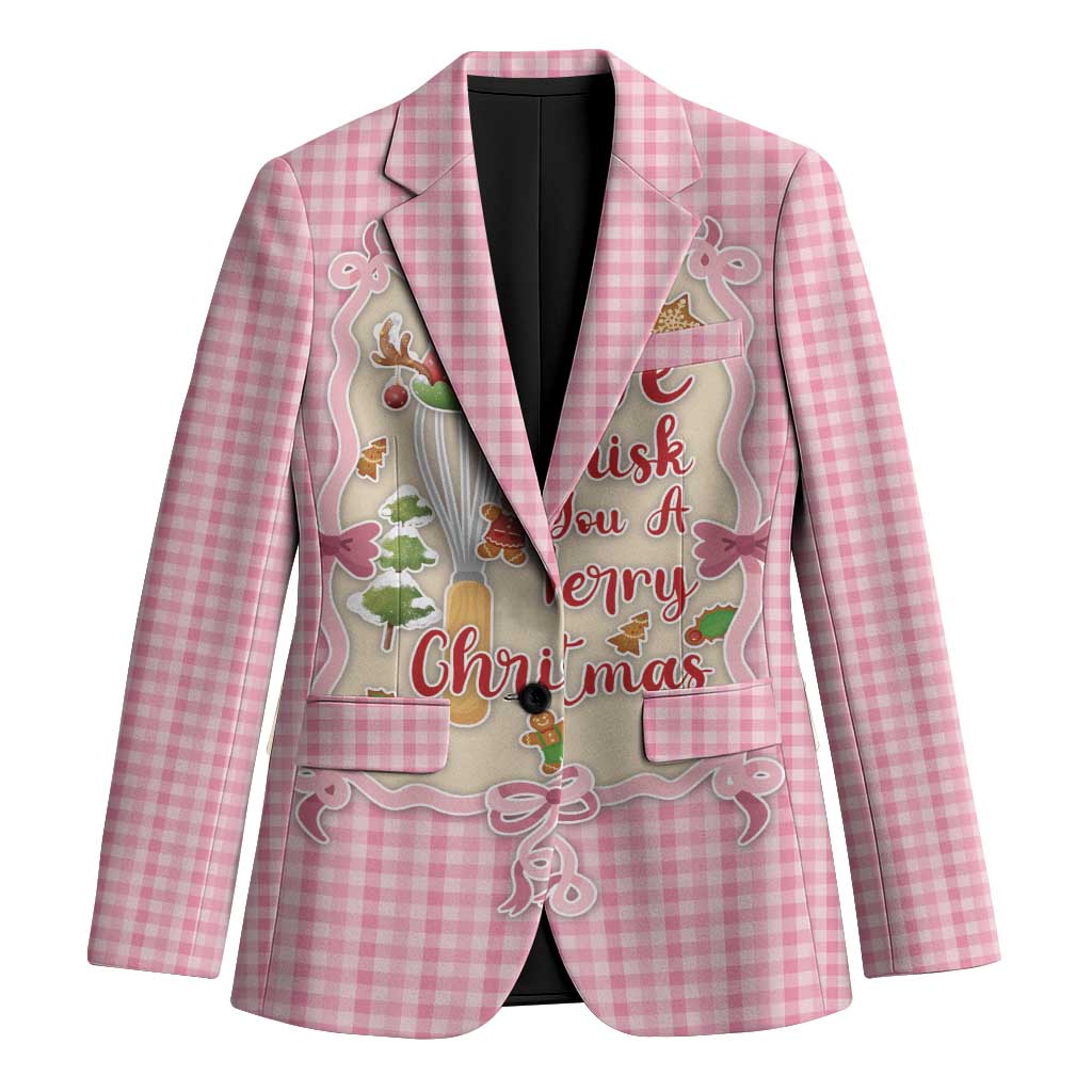 We Whisk You A Merry Christmas Blazer Cute Style - Wonder Print Shop