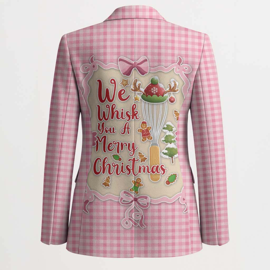 We Whisk You A Merry Christmas Blazer Cute Style - Wonder Print Shop