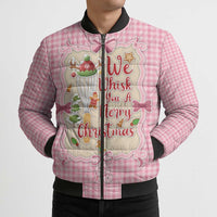 We Whisk You A Merry Christmas Bomber Puffer Jacket Cute Style - Wonder Print Shop
