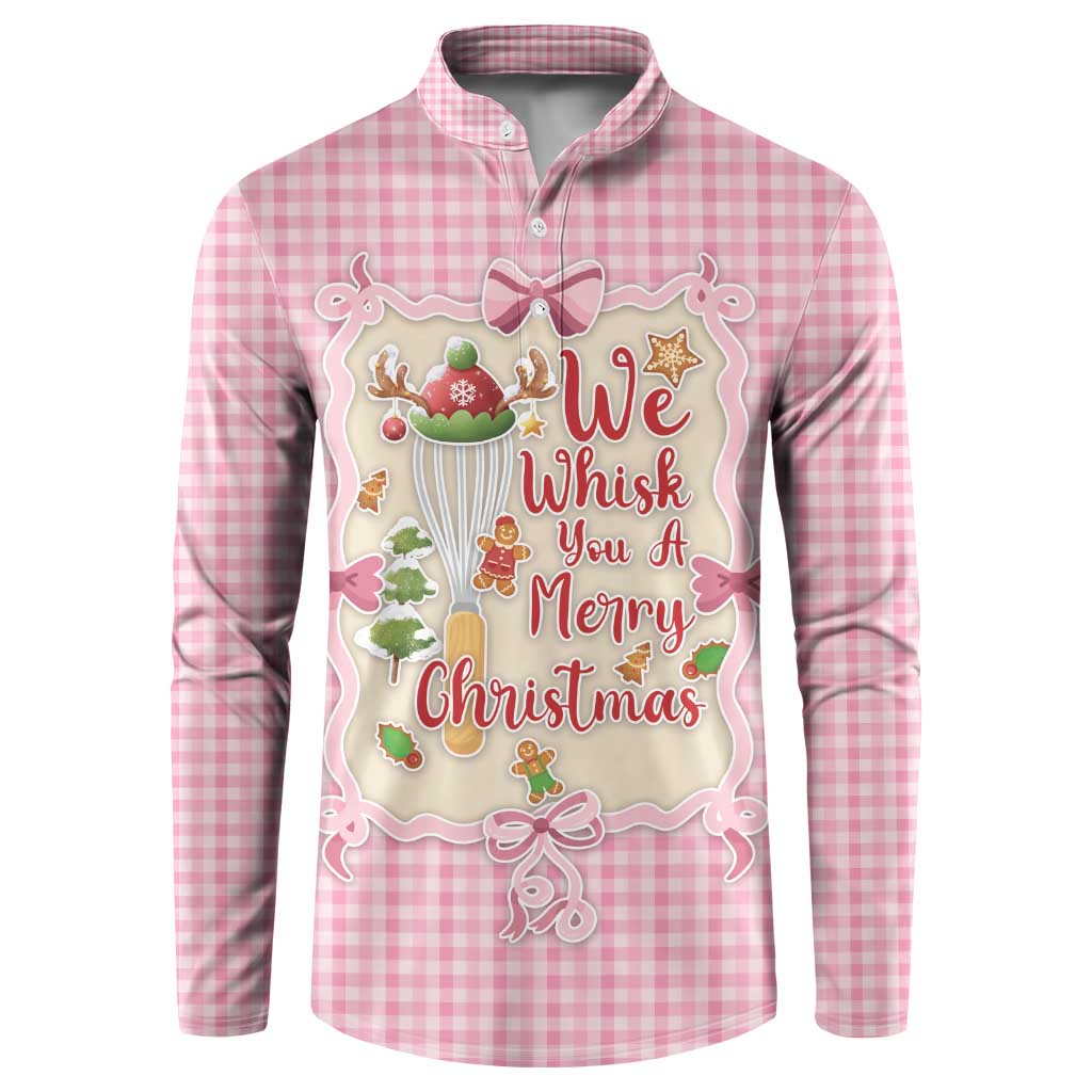 We Whisk You A Merry Christmas Button Sweatshirt Cute Style - Wonder Print Shop