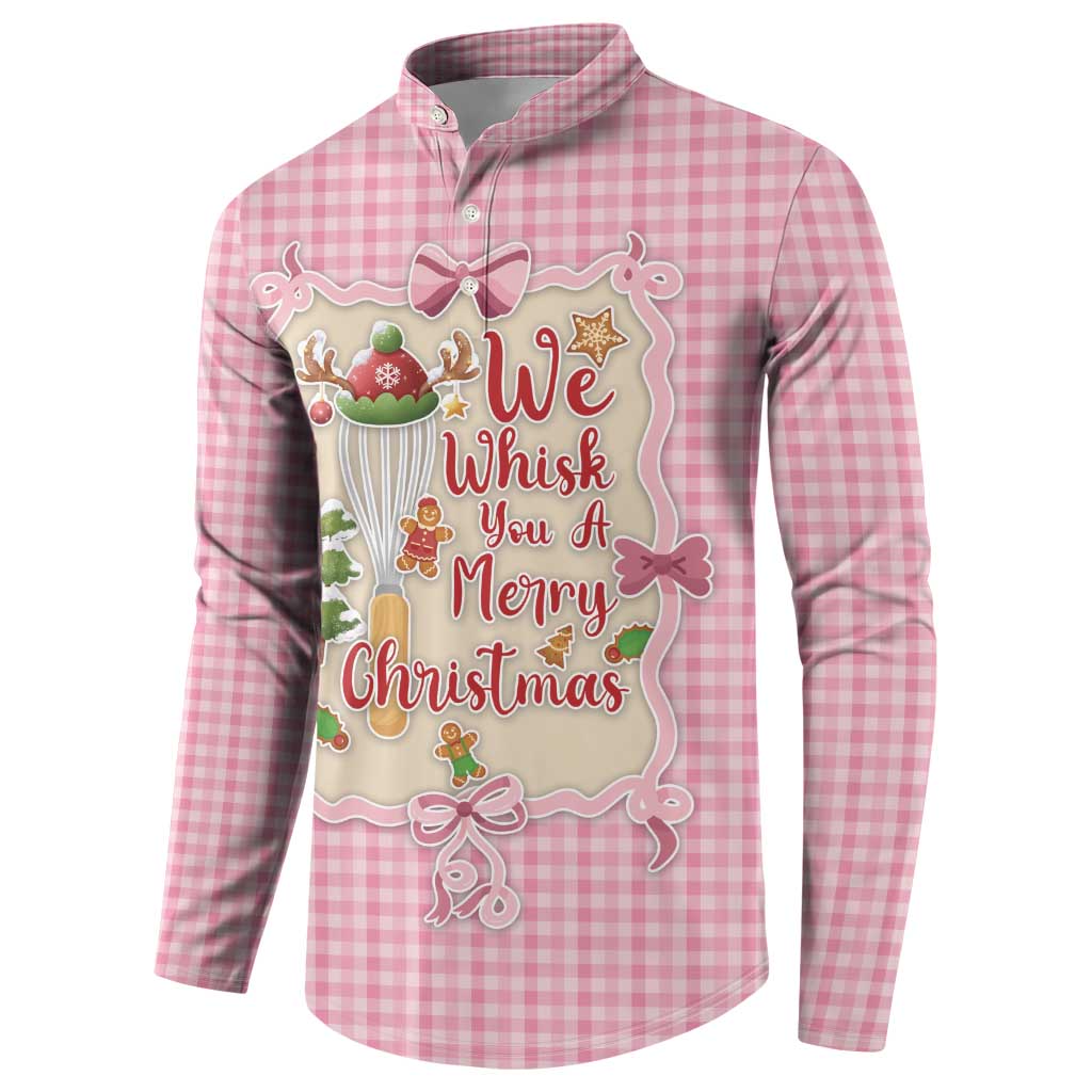 We Whisk You A Merry Christmas Button Sweatshirt Cute Style - Wonder Print Shop