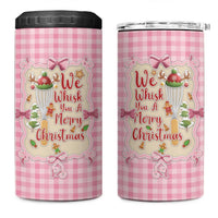 We Whisk You A Merry Christmas 4 in 1 Can Cooler Tumbler Cute Style - Wonder Print Shop
