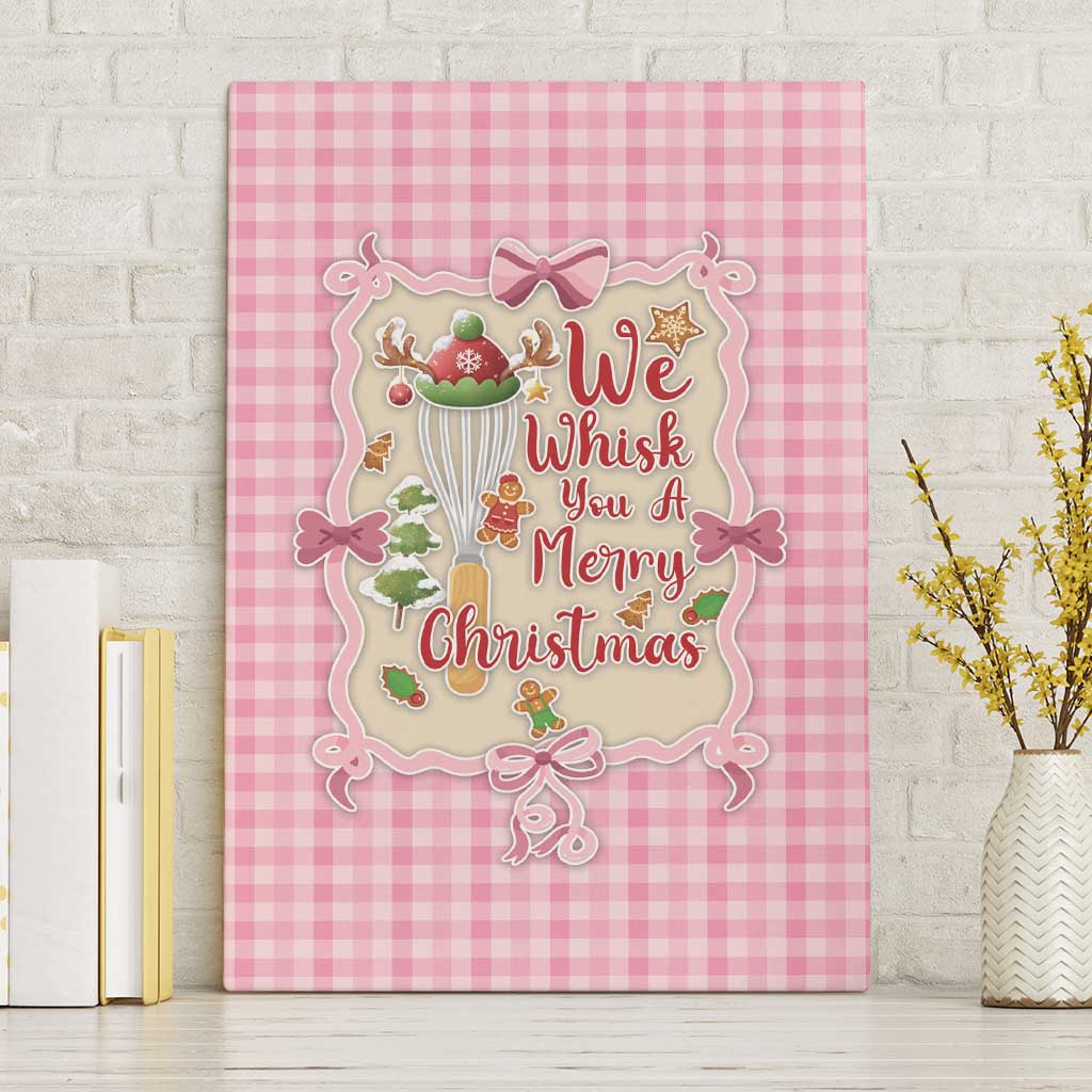 We Whisk You A Merry Christmas Canvas Wall Art Cute Style - Wonder Print Shop