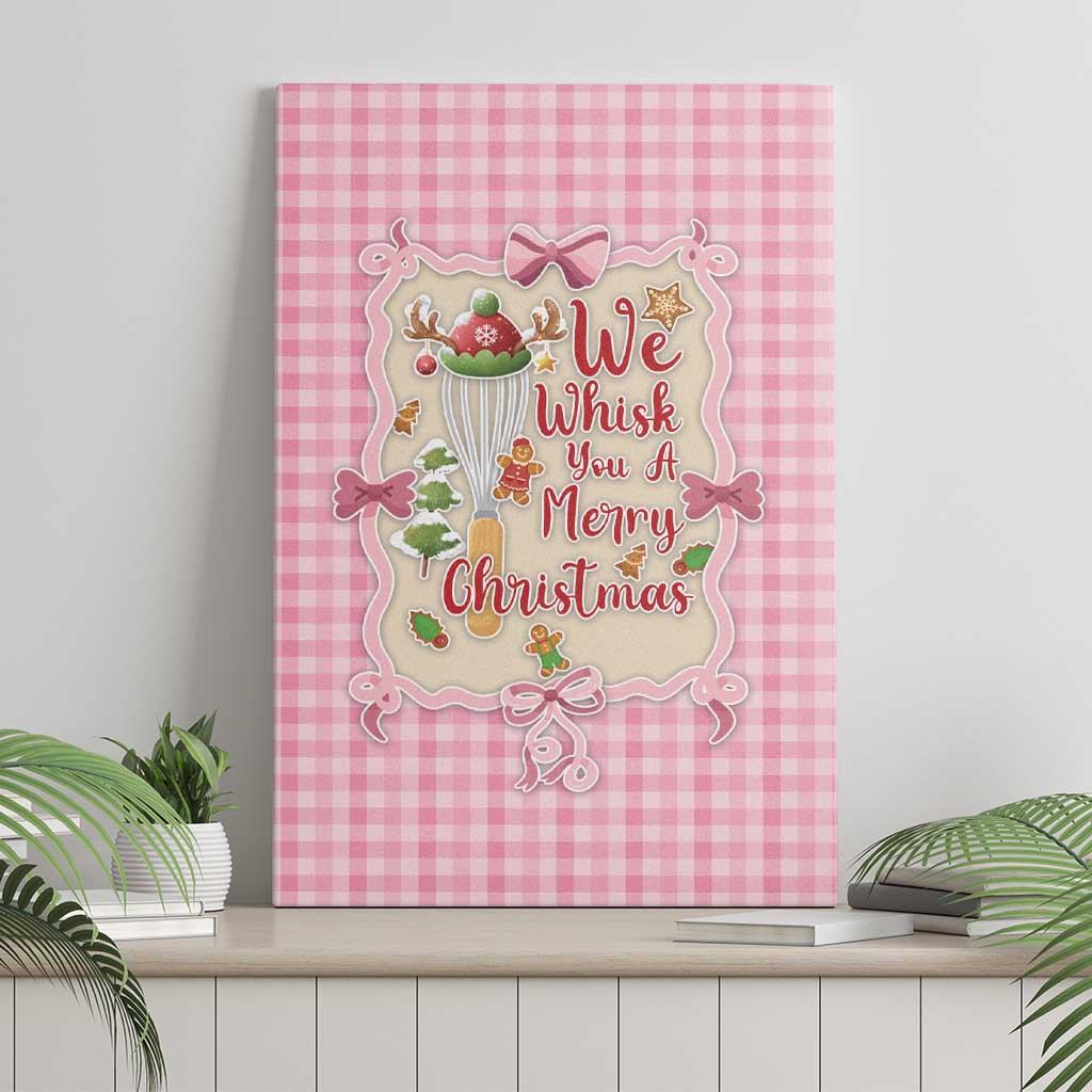 We Whisk You A Merry Christmas Canvas Wall Art Cute Style - Wonder Print Shop
