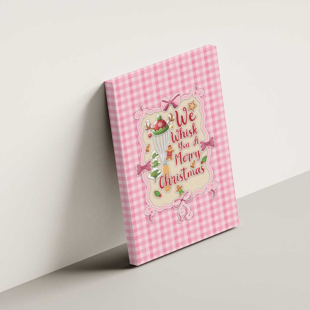 We Whisk You A Merry Christmas Canvas Wall Art Cute Style - Wonder Print Shop
