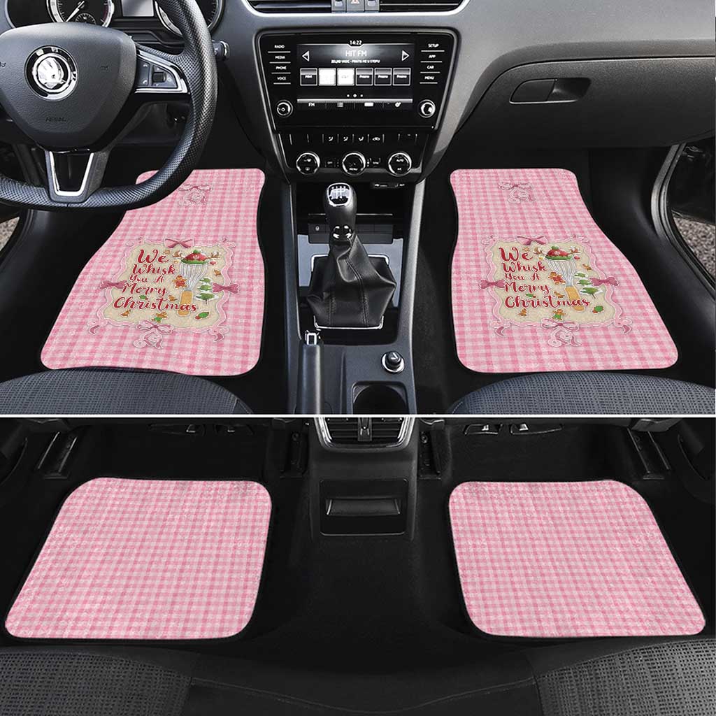 We Whisk You A Merry Christmas Car Mats Cute Style - Wonder Print Shop