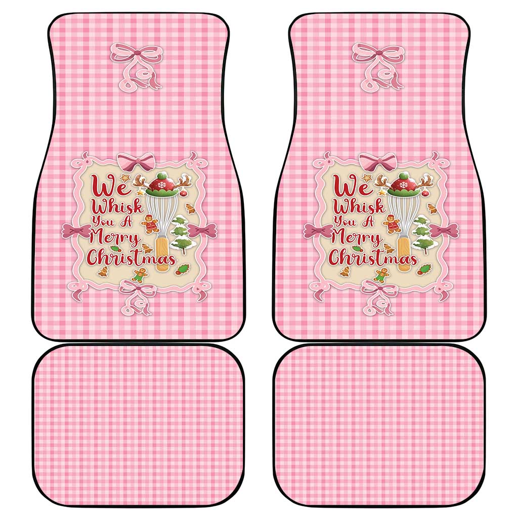 We Whisk You A Merry Christmas Car Mats Cute Style - Wonder Print Shop