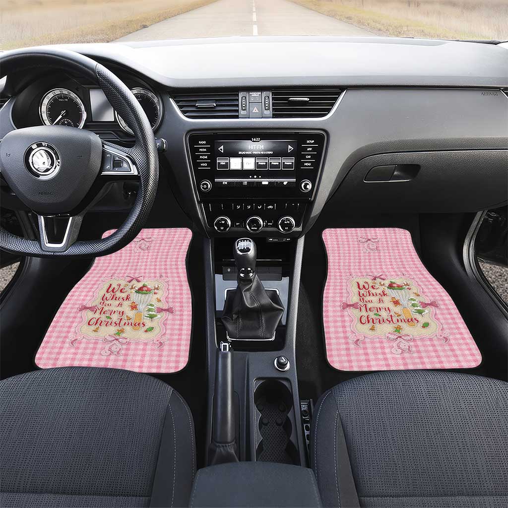 We Whisk You A Merry Christmas Car Mats Cute Style - Wonder Print Shop