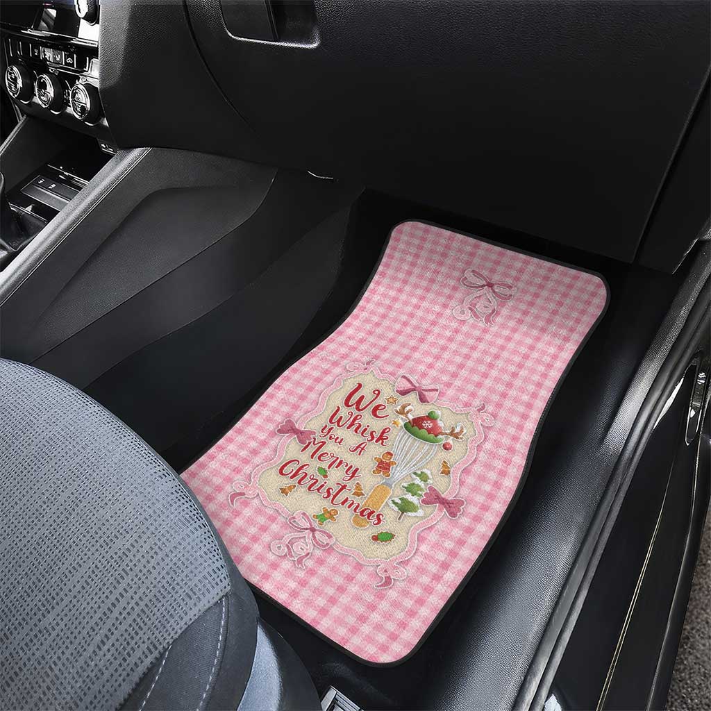 We Whisk You A Merry Christmas Car Mats Cute Style - Wonder Print Shop