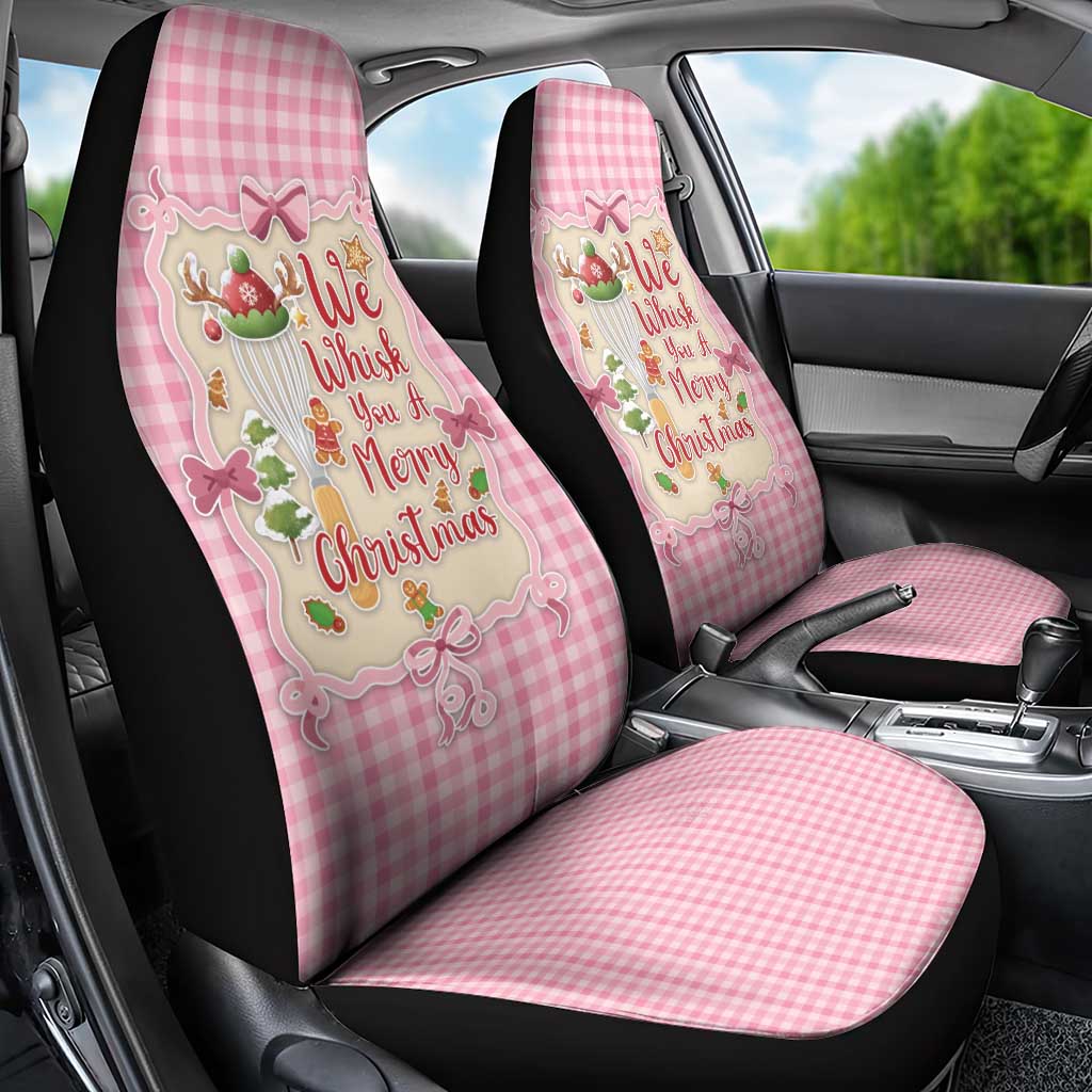 We Whisk You A Merry Christmas Car Seat Cover Cute Style - Wonder Print Shop