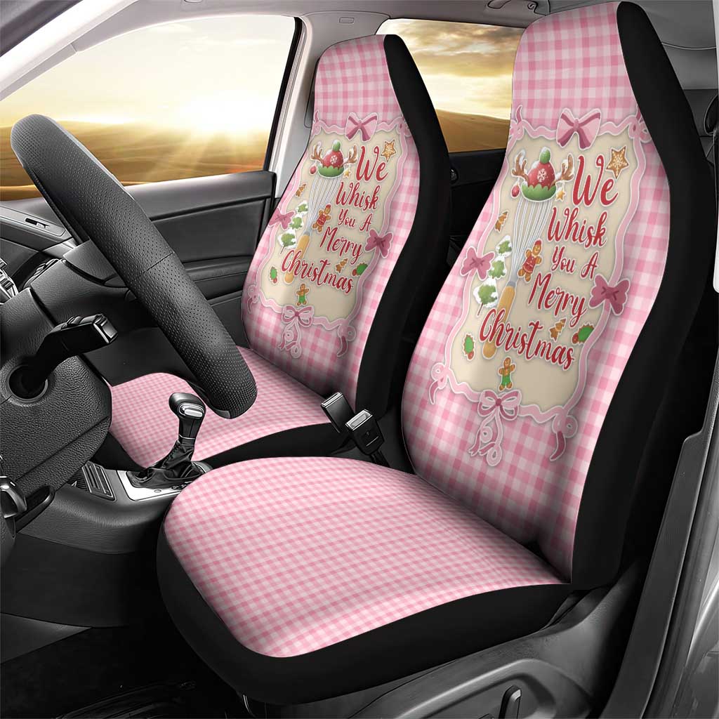 We Whisk You A Merry Christmas Car Seat Cover Cute Style - Wonder Print Shop
