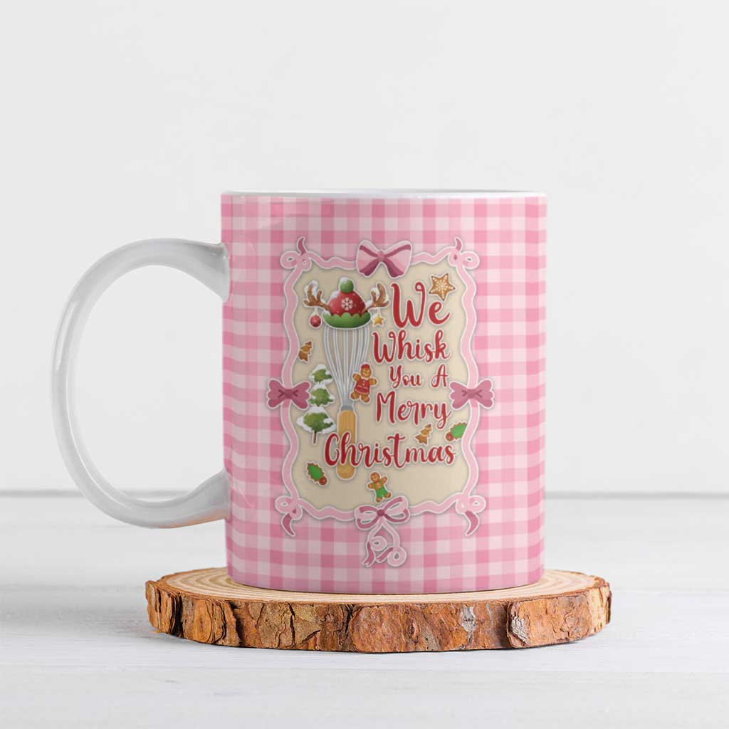 We Whisk You A Merry Christmas Ceramic Mug Cute Style - Wonder Print Shop