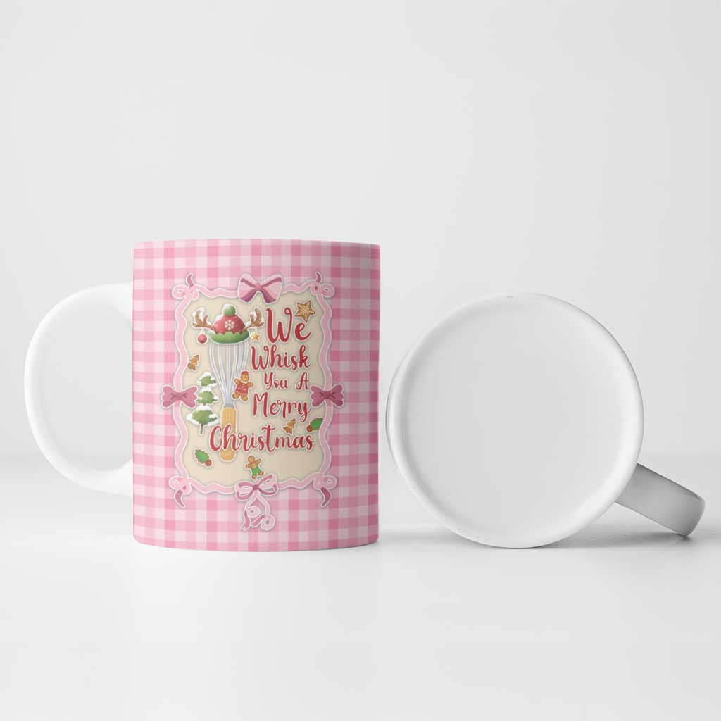 We Whisk You A Merry Christmas Ceramic Mug Cute Style - Wonder Print Shop