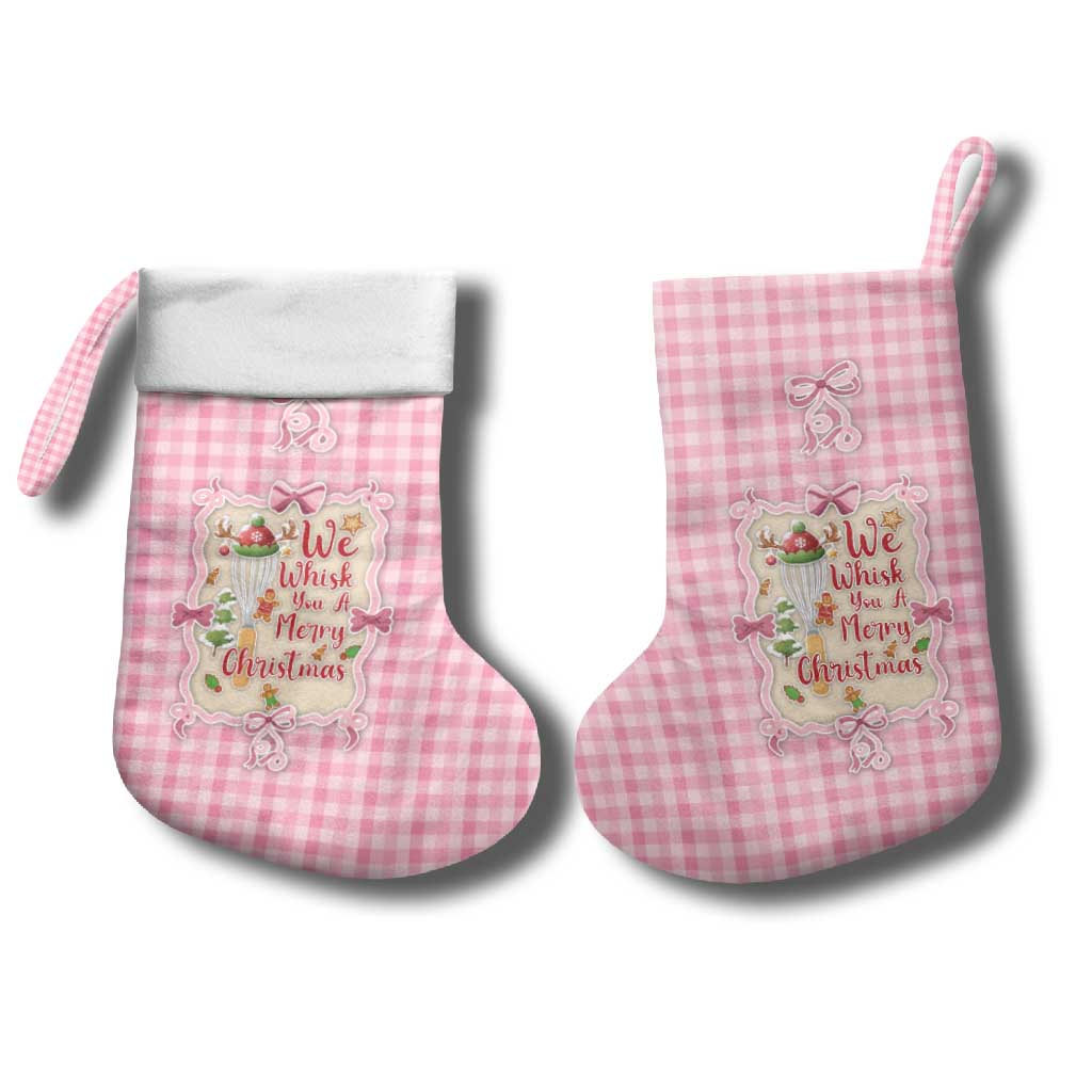 We Whisk You A Merry Christmas Christmas Stocking Cute Style - Wonder Print Shop