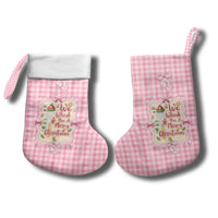 We Whisk You A Merry Christmas Christmas Stocking Cute Style - Wonder Print Shop