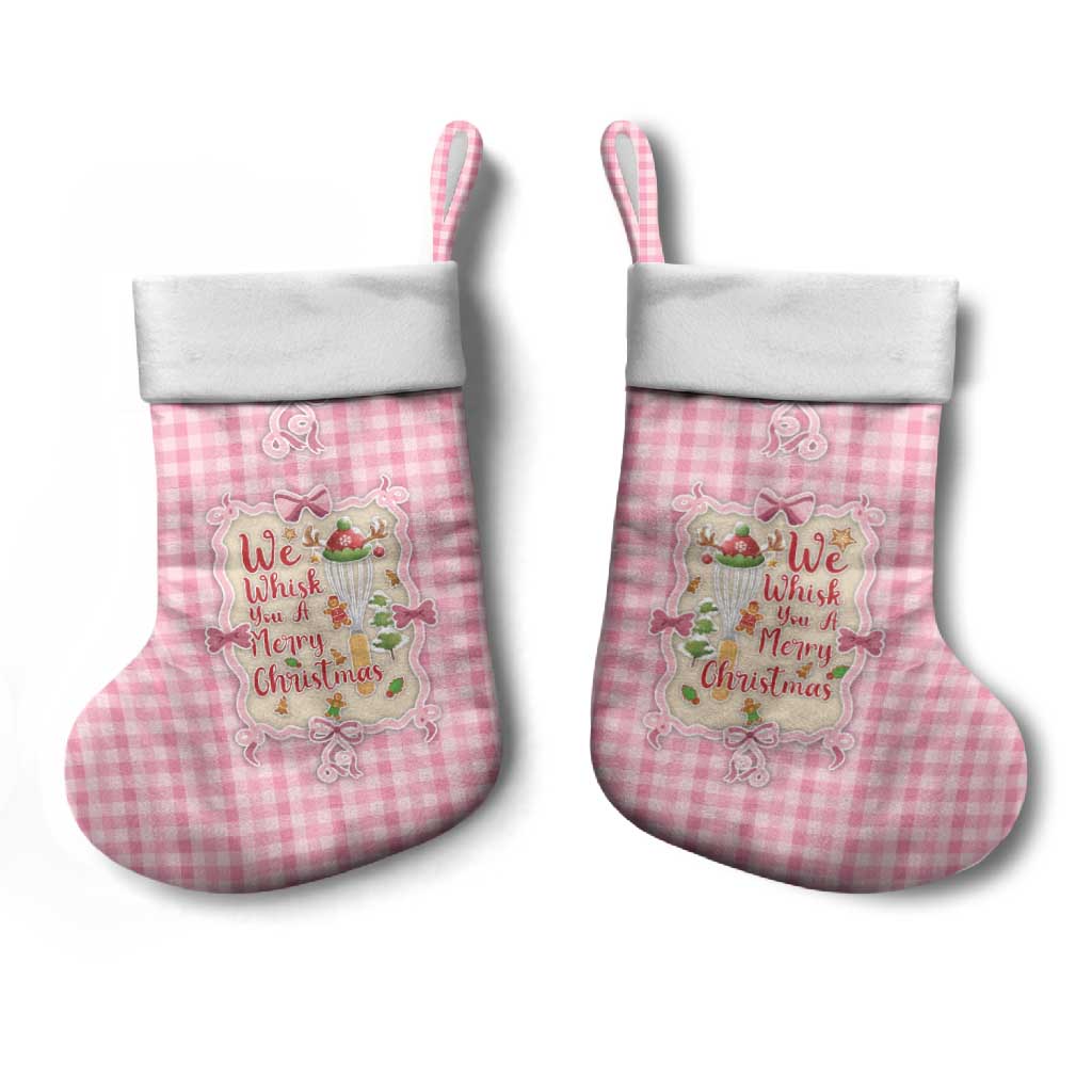 We Whisk You A Merry Christmas Christmas Stocking Cute Style - Wonder Print Shop