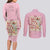 We Whisk You A Merry Christmas Couples Matching Long Sleeve Bodycon Dress and Long Sleeve Button Shirt Cute Style - Wonder Print Shop