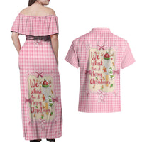 We Whisk You A Merry Christmas Couples Matching Off Shoulder Maxi Dress and Hawaiian Shirt Cute Style - Wonder Print Shop