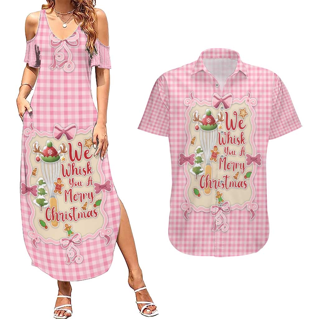 We Whisk You A Merry Christmas Couples Matching Summer Maxi Dress and Hawaiian Shirt Cute Style - Wonder Print Shop