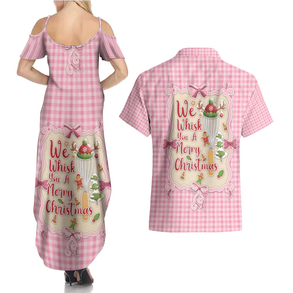 We Whisk You A Merry Christmas Couples Matching Summer Maxi Dress and Hawaiian Shirt Cute Style - Wonder Print Shop