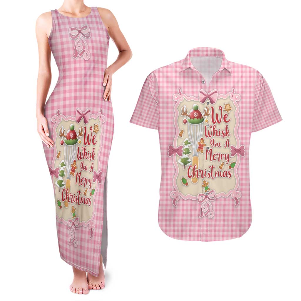We Whisk You A Merry Christmas Couples Matching Tank Maxi Dress and Hawaiian Shirt Cute Style - Wonder Print Shop