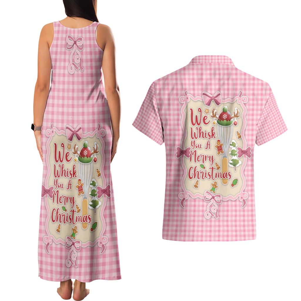 We Whisk You A Merry Christmas Couples Matching Tank Maxi Dress and Hawaiian Shirt Cute Style - Wonder Print Shop