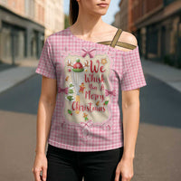 We Whisk You A Merry Christmas Cross Shoulder Shirt Cute Style - Wonder Print Shop