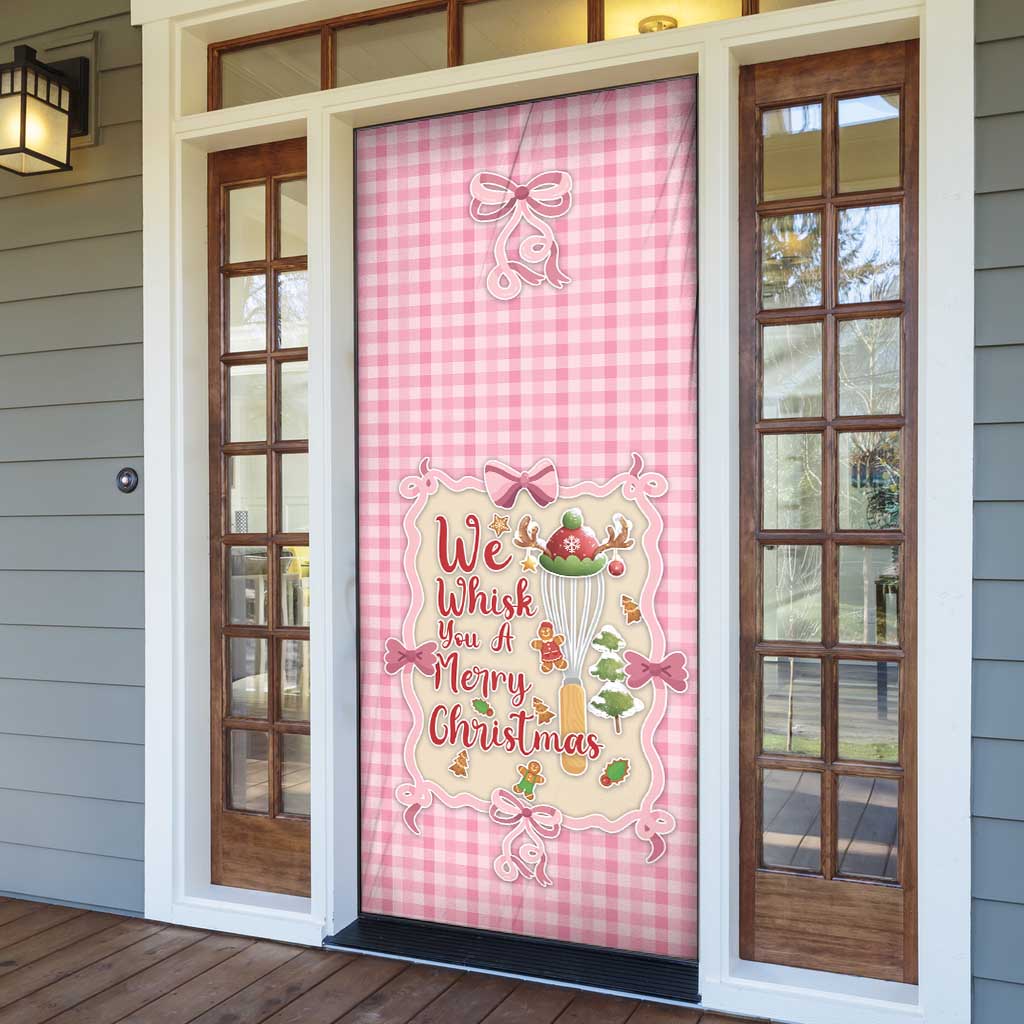 We Whisk You A Merry Christmas Door Cover Cute Style - Wonder Print Shop