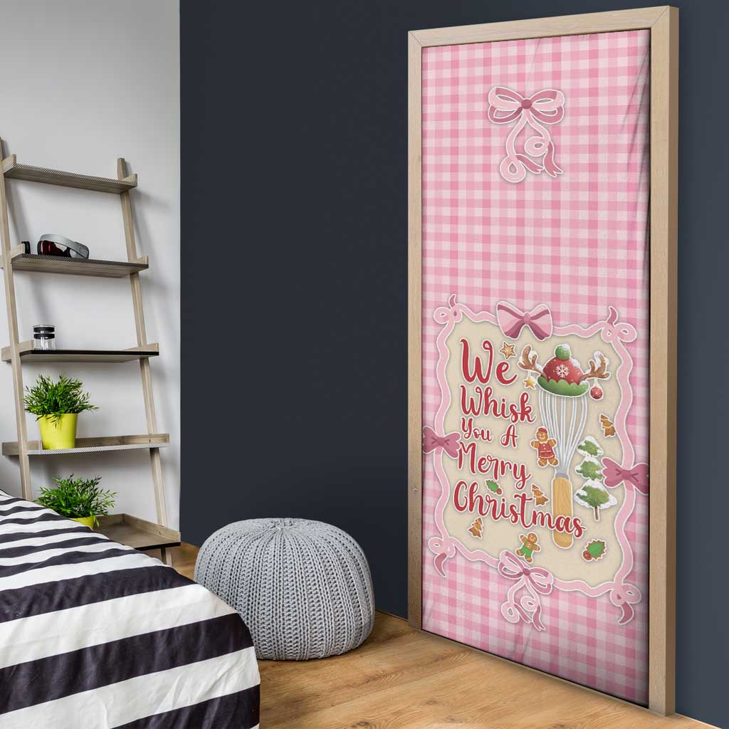 We Whisk You A Merry Christmas Door Cover Cute Style - Wonder Print Shop
