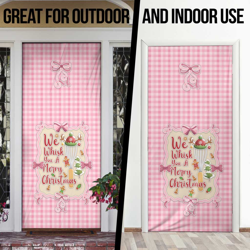 We Whisk You A Merry Christmas Door Cover Cute Style - Wonder Print Shop