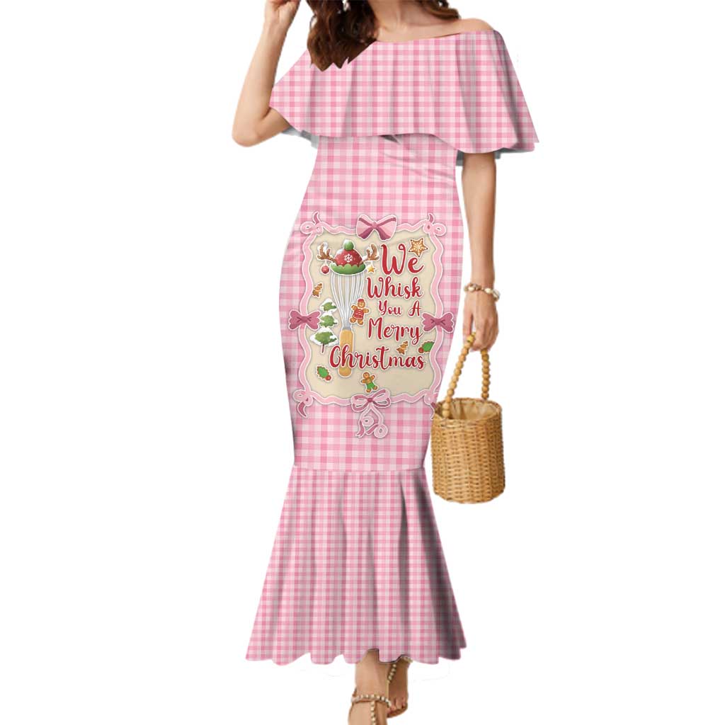 We Whisk You A Merry Christmas Family Matching Mermaid Dress and Hawaiian Shirt Cute Style - Wonder Print Shop