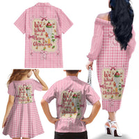 We Whisk You A Merry Christmas Family Matching Off The Shoulder Long Sleeve Dress and Hawaiian Shirt Cute Style - Wonder Print Shop