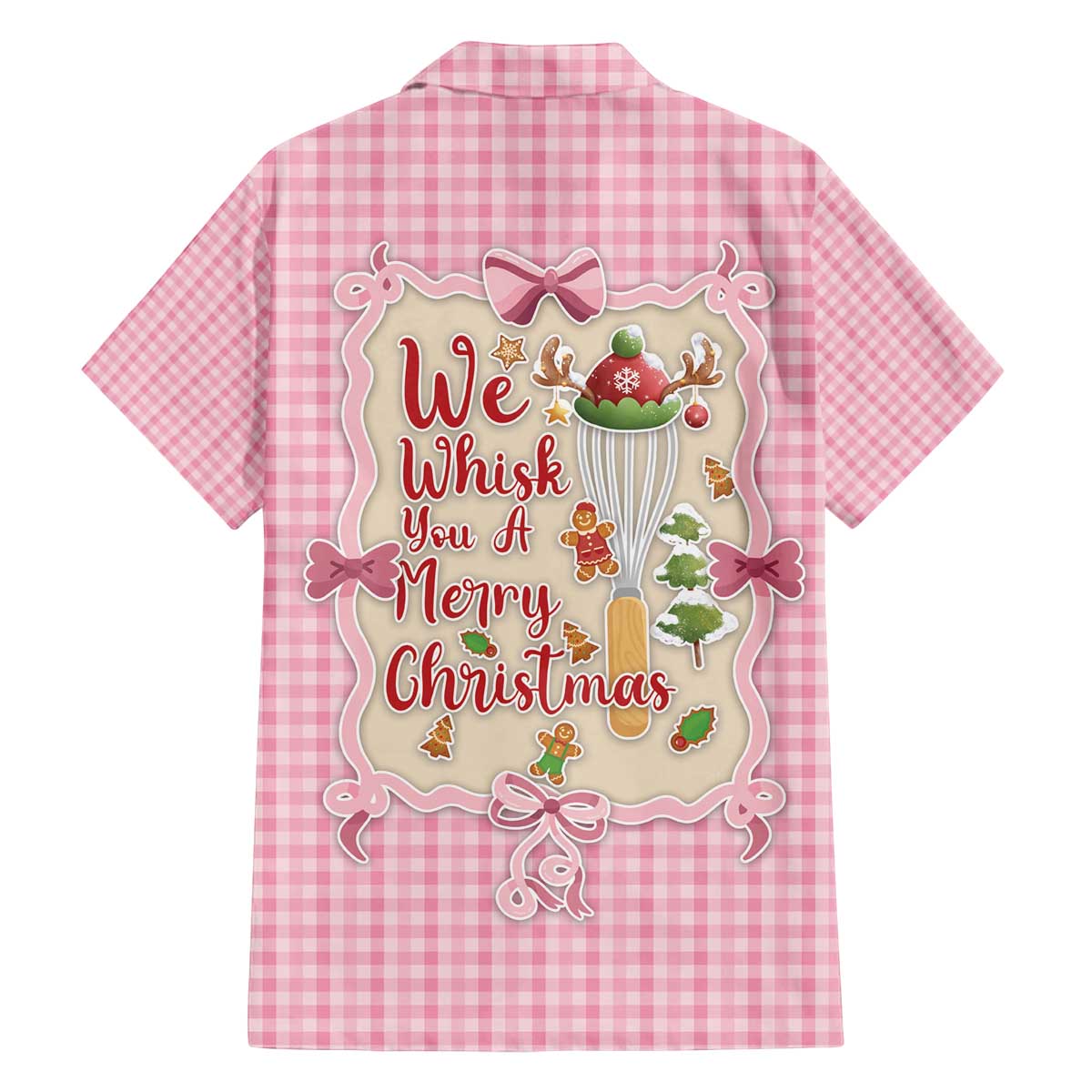 We Whisk You A Merry Christmas Family Matching Off The Shoulder Long Sleeve Dress and Hawaiian Shirt Cute Style - Wonder Print Shop