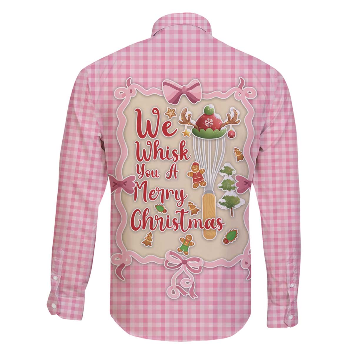 We Whisk You A Merry Christmas Family Matching Off The Shoulder Long Sleeve Dress and Hawaiian Shirt Cute Style - Wonder Print Shop