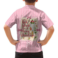 We Whisk You A Merry Christmas Family Matching Short Sleeve Bodycon Dress and Hawaiian Shirt Cute Style - Wonder Print Shop
