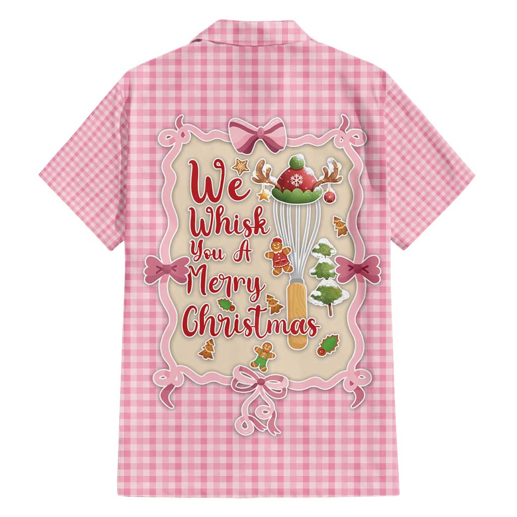 We Whisk You A Merry Christmas Family Matching Short Sleeve Bodycon Dress and Hawaiian Shirt Cute Style - Wonder Print Shop