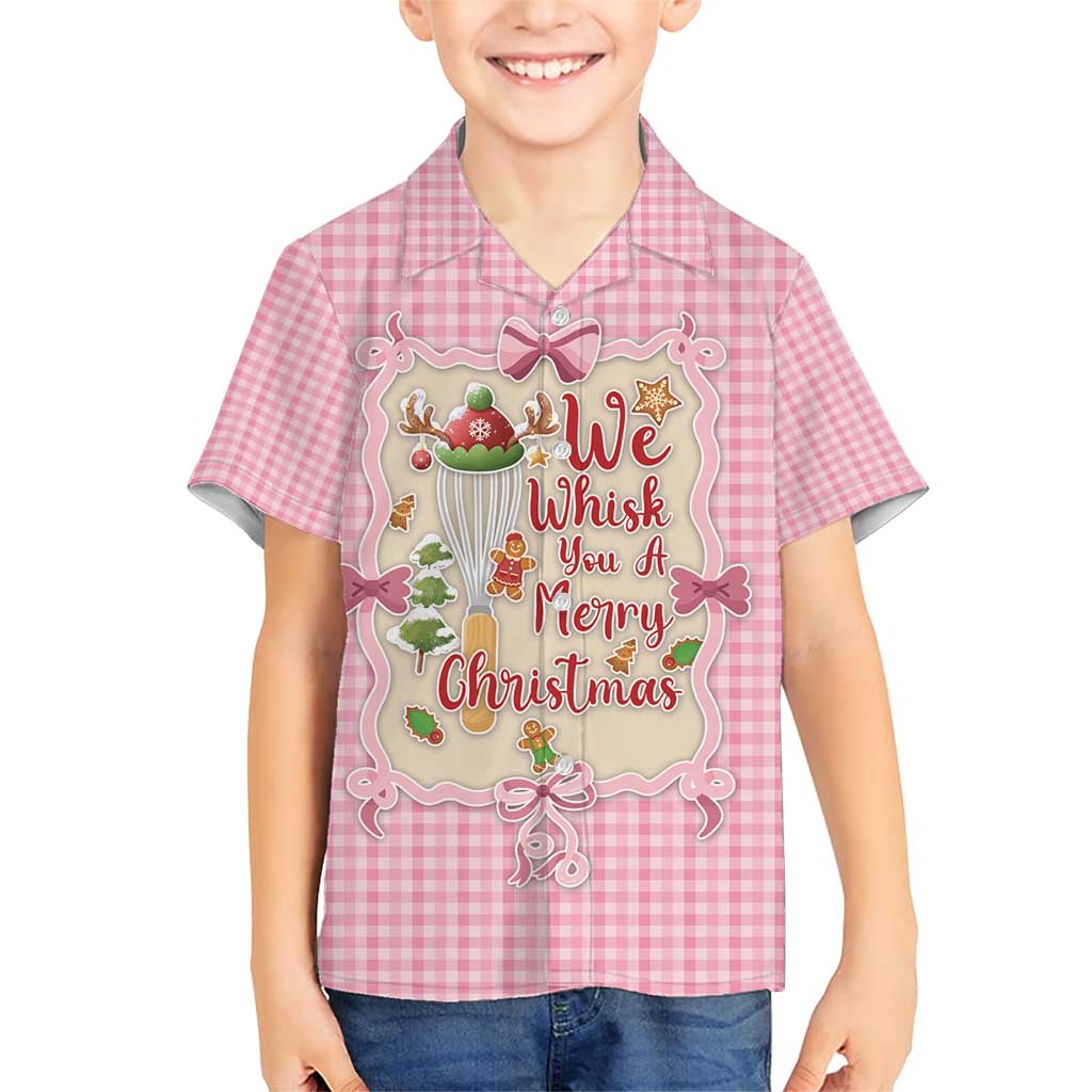 We Whisk You A Merry Christmas Family Matching Short Sleeve Bodycon Dress and Hawaiian Shirt Cute Style - Wonder Print Shop
