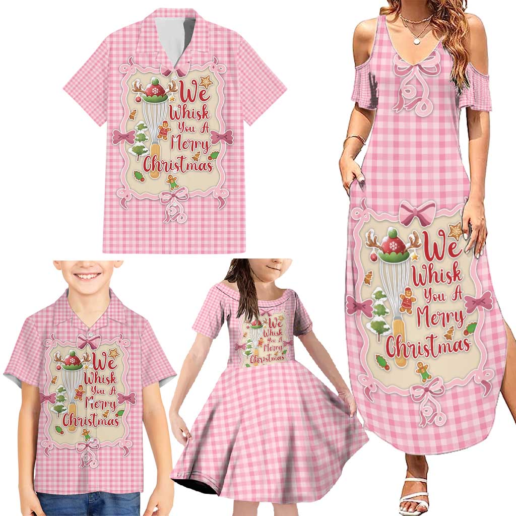 We Whisk You A Merry Christmas Family Matching Summer Maxi Dress and Hawaiian Shirt Cute Style - Wonder Print Shop