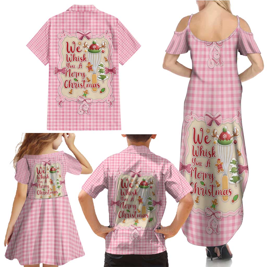 We Whisk You A Merry Christmas Family Matching Summer Maxi Dress and Hawaiian Shirt Cute Style - Wonder Print Shop