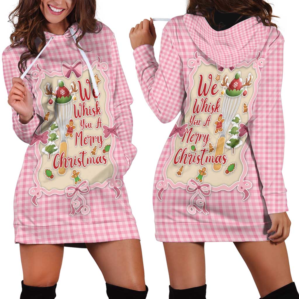 We Whisk You A Merry Christmas Hoodie Dress Cute Style - Wonder Print Shop