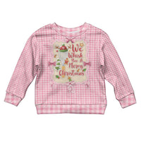 We Whisk You A Merry Christmas Kid Ugly Christmas Sweater Cute Style - Wonder Print Shop