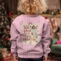 We Whisk You A Merry Christmas Kid Ugly Christmas Sweater Cute Style - Wonder Print Shop