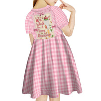 We Whisk You A Merry Christmas Kid Short Sleeve Dress Cute Style - Wonder Print Shop