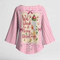 We Whisk You A Merry Christmas Kimono Sleeve Blouse Cute Style - Wonder Print Shop
