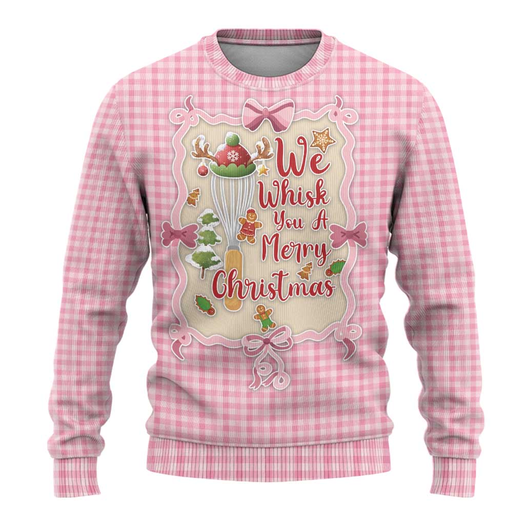 We Whisk You A Merry Christmas Ugly Christmas Sweater Cute Style - Wonder Print Shop