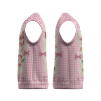 We Whisk You A Merry Christmas Christmas Knitted V-Neck Vest Cute Style - Wonder Print Shop