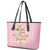 We Whisk You A Merry Christmas Leather Tote Bag Cute Style - Wonder Print Shop