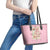 We Whisk You A Merry Christmas Leather Tote Bag Cute Style - Wonder Print Shop