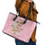 We Whisk You A Merry Christmas Leather Tote Bag Cute Style - Wonder Print Shop